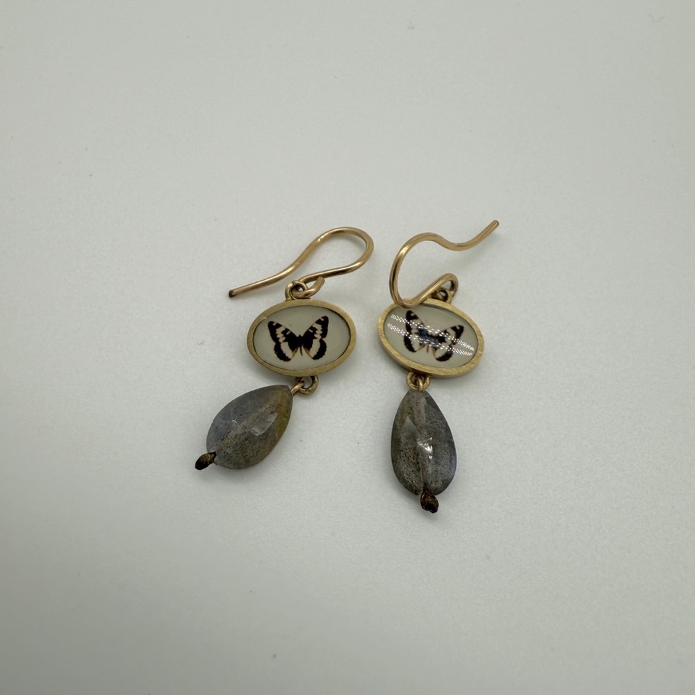 Butterfly Labradorite Earrings